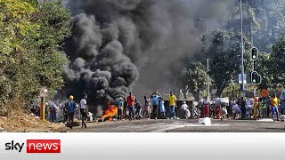 Unrest and looting continues to spread across South Africa [upl. by Eremahs]