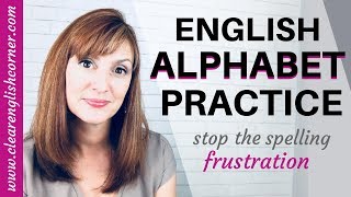 How to Say English Letters American English Alphabet Pronunciation [upl. by Juna]