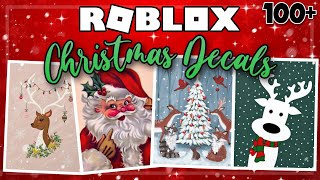 100 Christmas Decal CodesIDs For Bloxburg amp Royale High ☃️🎄Winter Wallpaper Aesthetic 2024 ROBLOX [upl. by Enileme]