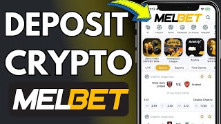 How To Deposit Crypto In Melbet [upl. by Noirad]