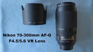 Nikon 70  300mm AFS G 4556 VR lens [upl. by Livia]