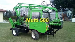 Multicar M25  UNHZ 500  výroba MULTI 500 [upl. by Prescott]