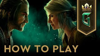 GWENT The Witcher Card Game  How to Play [upl. by Elladine717]