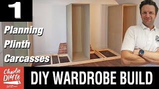 DIY Fitted Wardrobe Build with Basic Tools  Video 1  PLINTH amp CARCASSES [upl. by Benton]