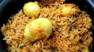 Egg Biryani in Tamil  Muttai Biriyani  முட்டை பிரியாணி [upl. by Colman]