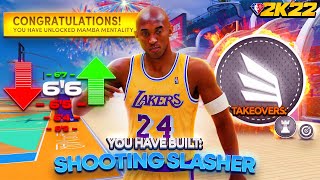 BEST SHOOTING SLASHER BUILD NBA 2K22 CURRENT GEN CONTACT DUNKING OVERPOWERED BUILD NBA 2K22 [upl. by Nnyltiak]