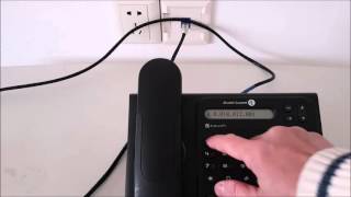 How to set up Alcatel Lucent IP phone 4018 [upl. by Edelson]