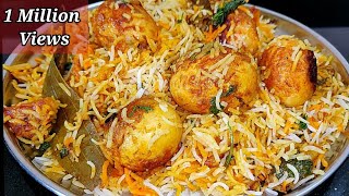 Restaurant Style Egg Biryani  Easy Egg Biryani  Anda Biryani Recipe  Ande Ki Dum Biryani [upl. by Eniamirt508]