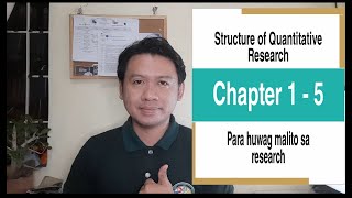 Structure of Quantitative Research Ch 15  English  Tagalog [upl. by Helm]