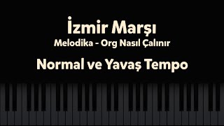 İzmir Marşı  Melodika  Org Notaları  Nasıl Çalınır [upl. by Airym]