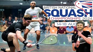 Playing Mohamed Elshorbagy in the British Nationals [upl. by Reilamag240]