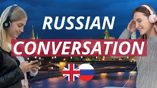 Russian Listening amp Conversation Practice For Beginners BASIC AND EASY [upl. by Junie]