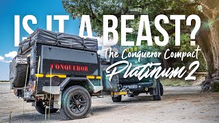 CONQUEROR Compact Platinum 2  Off Road Trailer  Walk Around  Impressions [upl. by Akimert]