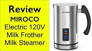 Review Miroco Milk Frother  How to make froth milk at home [upl. by Dleifyar]