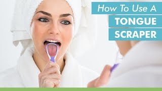 How To Use A Tongue Scraper [upl. by Sharlene]