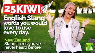 25 KIWI English Slang words  Speak English like a Native Speaker  English Vocabulary Lesson [upl. by Dlnaod]