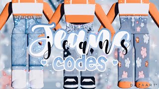 Codes amp Links for Aesthetic Jeans  Roblox Bloxburg [upl. by Ycrep354]