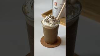 hojicha frappe  homemade cafe recipe [upl. by Ahseneuq500]