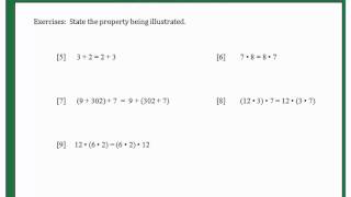 Properties Associative Commutative amp Distributive [upl. by Arret642]