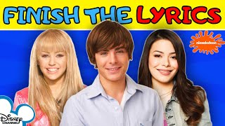 Finish The Lyrics DISNEY CHANNEL Songs [upl. by Yann]