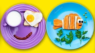 18 CUTE AND SIMPLE BREAKFAST IDEAS FOR KIDS [upl. by Naid]