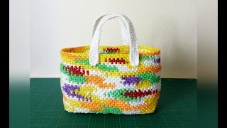 Making Plarn Bags Pattern 4 [upl. by Denie]