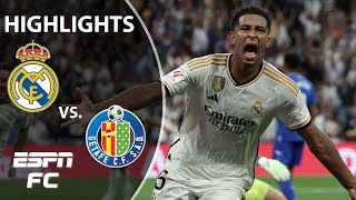 Real Madrid vs Getafe  La Liga Highlights  ESPN FC [upl. by Elokkin96]