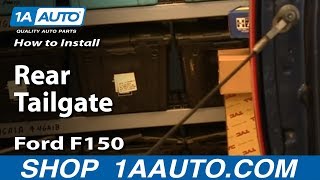 How To Replace Rear Tailgate 0413 Ford F150 [upl. by Blaire]