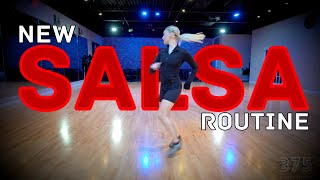 New Salsa Solo Practice Routine  Salsa Shines [upl. by Yekcaj]