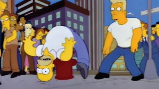 Homer Gets into a Street Fight [upl. by Rotberg]