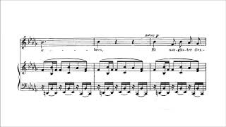 Gabriel Fauré – Clair de lune from 2 songs Op 46 1888 Score [upl. by Oran]