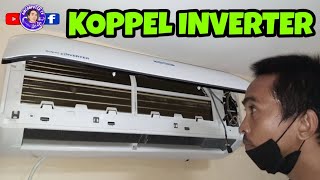 KOPPEL SPLIT TYPE INVERTER CLEANING [upl. by Ahseinod]