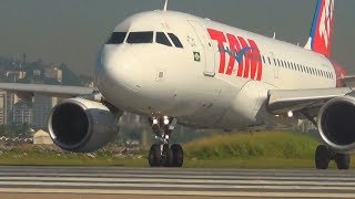 SHOW de Decolagens no Aeroporto Santos Dumont Rio de Janeiro [upl. by Murton188]