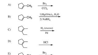 Alkene Reactions 1  Narrated Answer Key [upl. by Anir196]