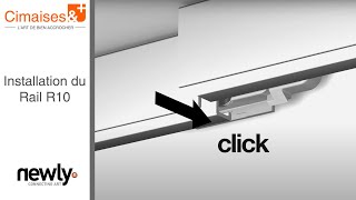 Comment installer une cimaise Miniclick R10  Cimaise Miniclick rail R10 Newly [upl. by Wavell140]