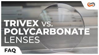 Trivex VS Polycarbonate Lenses  SportRx [upl. by Aksoyn106]