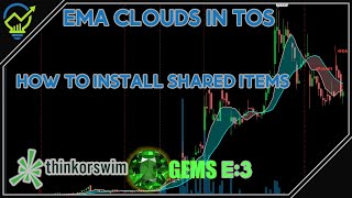 RIPSTERS EMA CLOUDS IN THINKORSWIM  HOW TO INSTALL SHARED ITEMS  IMPORTING SHARED STUDIES TOS [upl. by Sabec]