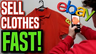 How To Sell Clothes FAST on EBAY  2023 Step By Step Guide [upl. by Esilahc]