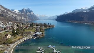 Weesen Walensee St Gallen SWITZERLAND 湖 [upl. by Carmita304]