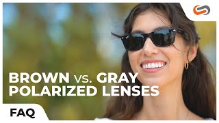 Brown VS Gray Polarized Lenses for Your Sunglasses  SportRx [upl. by Svoboda629]