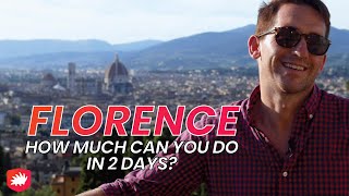 2 DAYS in FLORENCE Restaurants Attractions and More [upl. by Alihs]