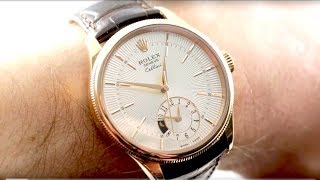 Rolex Cellini Dual Time 50525 Used Rolex Luxury Watch Review [upl. by Inek]