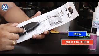 IKEA MILK FROTHER Review amp Battery Installation [upl. by Idelle]