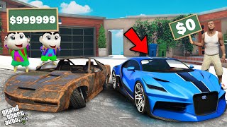 Shinchan And Franklin Supercar Upgrade Challenge In GTA 5 [upl. by Munster755]