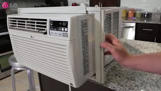 LG Window Air Conditioner  Installation 2018 Update [upl. by Nyar479]