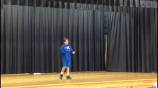 11 Year Old Kid Kills Rap God At Talent Show [upl. by Norod]