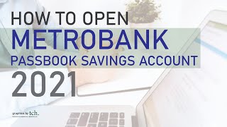 HOW TO OPEN METROBANK PASSBOOK SAVINGS ACCOUNT [upl. by Nylsaj]