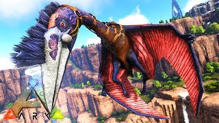 ARK SURVIVAL EVOLVED  QUETZAL TAMING [upl. by Nerred]