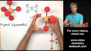 VSEPR Theory Part 2 Trigonal Bipyramidal Family [upl. by Acinoed933]