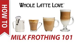 Milk Frothing for Beginners [upl. by Cid]